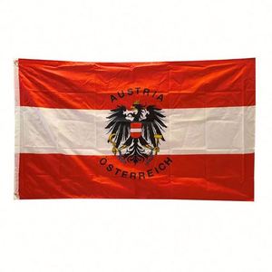 Custom 90x150 cm Austrian Coat of Arms National <b>Flags</b> Banner Wholesale Polyester 3x5 Ft the Republic of Austria <b>Flag</b> - Product Image 2