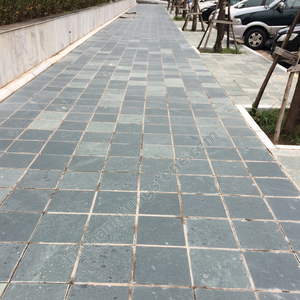 Haute classe vert mousse aiguisé calcaire carreaux de pierre naturelle sol Unique bon prix chaussée 100% Vietnam pas cher moderne - Product Image 1