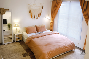 Wholesale Luxury Soft Breathable 3 Pieces <b>Bedding</b> <b>Set</b> All-Natural Cotton Material Soft Breathable Skin-Friendly Pre-Washed Rusty - Product Image 2