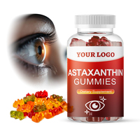 Complément Nutritionnel Avancé Efficace pour Adultes, Faible Teneur en Sucre, Soutien Antioxydant, Gummies à l'Astaxanthine, OEM