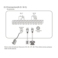 Système d'alarme domestique sans fil Meian ST-IIIB 433 MHz 868 MHz GSM PSTN 4G, 110 dB, écran tactile, systèmes d'alarme vocale en français et en anglais