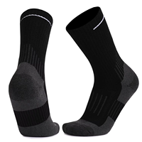 Chaussettes en laine mérinos pour hommes et femmes Vente en gros Hiver Thermique Chaud Imperméable Sports de plein air Course Logo personnalisé sur le bas de la manchette