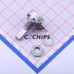 Résistance/potentiomètre réglable RK1631110TT3, composant traversant (THT), résistance 10 kOhm 20 % 5 V 50 mW - Product Image 2