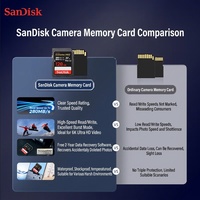 Untuk Kartu Memori SD 128GB V60 U3 C10 Kecepatan Tinggi 6K Video Perekaman Berkelanjutan untuk Profesional