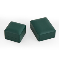 Boîte à bijoux en cuir PU personnalisée avec logo Guangli, boîte à bagues
