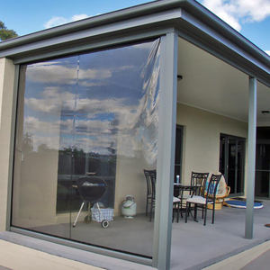 מפעל ישיר למכור בחוץ גן חוצות פלסטיק חכם גוונים ממונע/ידני windproof ו עמיד למים Pvc חיצוני ברור - Product Image 5