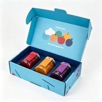 Boîtes d'expédition de luxe en carton pour pots en verre, emballages en verre pour épices de haute qualité, boîtes d'expédition pour pots Mason, encre à base de soja, vente en gros