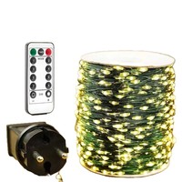 LED Weihnachtsbeleuchtung 220V IP44 Wasserdicht Weihnachtsbaum-Lichter Warmweiß Mehrfarbig für Innen- und Außendekoration
