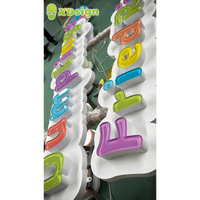 Lettres lumineuses LED personnalisées RGB Jelly Sign certifiées CE, étanches IPx7, décoration de voiture, acrylique semi-transparent, Bluetooth