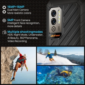 Teléfono Resistente Ulefone Power Armor X11, 8150 mAh, 8 GB de RAM, 32 GB de ROM, Teléfono Inteligente Resistente al Agua, NFC, WiFi 2.4G/<span class=keywords><strong>5G</strong></span>, Teléfonos Móviles Globales - Product Image 3
