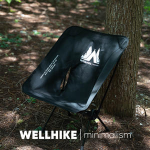 Wellhike <span class=keywords><strong>เก้าอี้</strong></span>พับได้สำหรับตั้งแค<span class=keywords><strong>ม</strong></span>ป์กลางแจ้งแบบพกพา, <span class=keywords><strong>เก้าอี้</strong></span>อะลู<span class=keywords><strong>ม</strong></span>ิเ<span class=keywords><strong>น</strong></span>ียมอัลลอยน้ำหนักเบาสำหรับตกปลาตั้งแคมป์ - Product Image 2