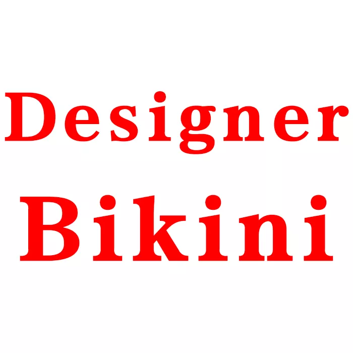 GU15 blue chain bikini