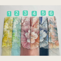 Tissu formel éthéré et frais en tulle transparent à cinq couches, orné de volants, de pivoines 3D, de motifs de vigne de phénix, de perles multiples et de paillettes