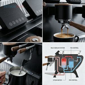 เครื่องชงกาแฟเอสเพรสโซ 5000 วัตต์ รุ่น WH-RS83 สำหรับใช้งานเชิงพาณิชย์ อุปกรณ์ครัว CM08A055M1H เครื่องชงกาแฟเอสเพรสโซแบบกึ่งอัตโนมัติ - Product Image 2