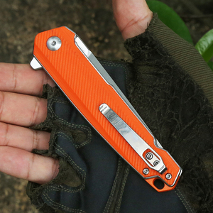 Hwzbben G10 xử lý gấp Pocket <span class=keywords><strong>Knife</strong></span> với D2 lưỡi độ cứng cao hình dạng thiết kế cho săn bắn Cắm Trại Ngoài trời OEM tùy chỉnh - Product Image 4