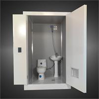 Toilettes mobiles extérieures personnalisées à bas prix, conteneur public avec salle de bain, toilettes portables et salle de douche à vendre