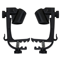 Plastic Foldable Drum Mic Stand Anti-Vibration Flexible Rotatable Microphone Clip Sturdy Durable Stage Performance Percussion
