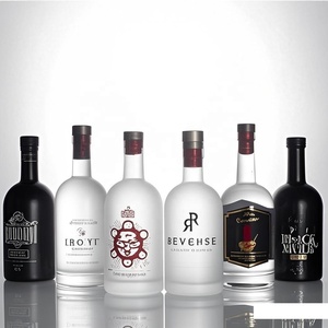 Envío rápido personalizado mate <span class=keywords><strong>Azul</strong></span> Rojo Negro esmerilado 500ml 700ml 750ml Tequila <span class=keywords><strong>whisky</strong></span> Ron Gin OSLO <span class=keywords><strong>botella</strong></span> <span class=keywords><strong>de</strong></span> Alcohol <span class=keywords><strong>de</strong></span> vidrio con tapa - Product Image 4