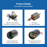 5840-31ZY 51MM 12/24v mengunci sendiri Motor DC torsi tinggi sikat gigi cacing 2.7-70kg untuk peralatan rumah tangga mesin tirai