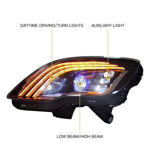 Phares LED pour Mercedes W251, style Maybach, avec <span class=keywords><strong>lentille</strong></span> de projecteur pour Classe R 2010-2017, mise à niveau DRL, signalisation Plug and Play - Product Image 5