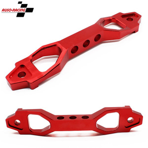 Auso-Racing Aluminum Alloy Battery <b>Bracket</b> For Honda Civic 2002-2005 Red Long And Short Specification - Product Image 1