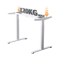 Mobilier de bureau réglable en hauteur contrôleur de bureau double moteur levage cadre de bureau électrique 2 étages poste de travail bureau Farme
