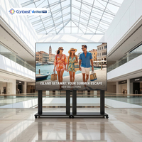 Écran publicitaire numérique pliable motorisé CANBEST CJ LIFT Wireless Cascade P1.25 P1.56 P1.8 de luxe pour la vente au détail