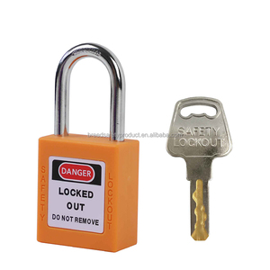 <span class=keywords><strong>Lucchetto</strong></span> LOTO con grillo in acciaio temprato <span class=keywords><strong>e</strong></span> corpo in nylon colorato, con chiavi a cuneo unificato o diverse, 1 <span class=keywords><strong>chiave</strong></span> - Product Image 6