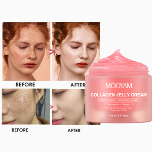 Creme Facial Natural da Beleza do Niacinamide do Colagénio do ODM do OEM Iluminamento Anti-envelhecimento Clareamento Creme De Geleia De Cara - Product Image 1