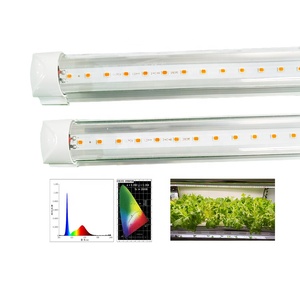 Bande de LED T8 3FT 6500K 730NM à spectre complet et infrarouge lointain pour serres, idéale pour la culture de micro-pousses et plantes - Product Image 2