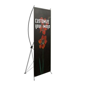 Proveedor Mayorista, Soporte de Banner X Personalizado, Tamaño Ajustable, Exhibición Publicitaria para Exposiciones, Banderas Promocionales - Product Image 2