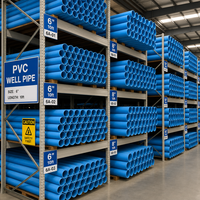 Tuyau filtrant en PVC à fentes robuste pour la protection des écrans de puits et le réseau de distribution d'eau sur longue distance