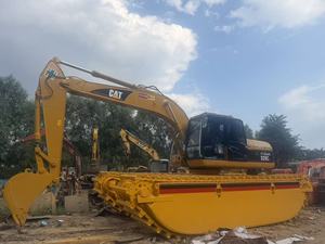 Excavatrice amphibie d'occasion CAT 320CL pour dragage de sable de rivière, ponton CAT 320, excavatrice flottante CAT 320C 320CL 320D 320D2 - Product Image 6