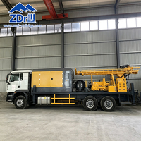 Plateforme de forage de puits ZDT600 de haute qualité personnalisable avec compresseur d'air intégré pour le forage de puits d'eau dans les roches dures