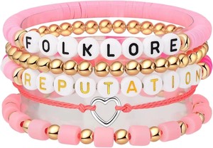 Pulseras <span class=keywords><strong>de</strong></span> la Amistad con Temática TS 2024, Colección <span class=keywords><strong>de</strong></span> Pulseras <span class=keywords><strong>de</strong></span> Arcilla Inspiradas en el Álbum <span class=keywords><strong>de</strong></span> <span class=keywords><strong>Taylor</strong></span> Swift - Product Image 6