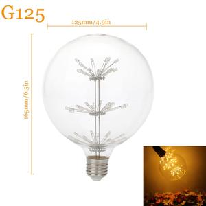 <span class=keywords><strong>Ampoule</strong></span> à Filament LED rétro Edison, lumière blanche chaude, lampe en verre, ac 220v, E27 G125 - Product Image 2