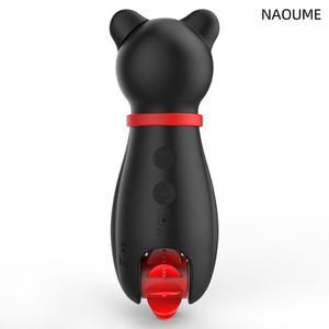 Vibratore NAOUME a Forma di Orso con Funzione di Succhiamento e Leccamento per Donne, 5 Frequenze di Aspirazione, 10 Frequenze di Lingua Vibrante, Giocattolo Sessuale per Masturbazione Femminile - Product Image 6