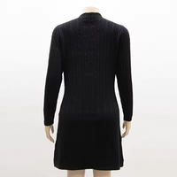 Vente en gros de pull 100% coton tricoté décontracté automne hiver de haute qualité pour femmes, pull en tricot coupe ajustée pour femme, robe au crochet