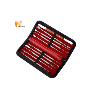 Odontotecnico 10 manuale in acciaio cera cucchiaio da intagliare coltelli per strumenti e strumenti odontoiatrici tecnico dentale intaglio a cera coltello - Product Image 1