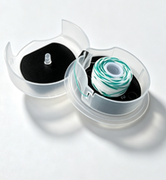 OEM 70 rouleaux de fil dentaire orthodontique en boîte en papier, fil dentaire pour implants, rouleaux de fil dentaire pour appareils dentaires, fil dentaire certifié GMP, usine avec 25 ans d'expérience