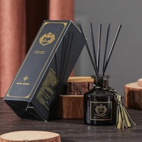 Bouteilles diffuseurs d'arômes 100 ml en verre vides avec bouchon en caoutchouc et sérigraphie pour aromathérapie, capacité personnalisable