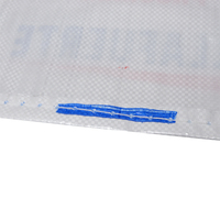 Sacs d'emballage de farine blanche en polypropylène OEM, sac tissé en PP 10Kg, 25Kg, 50Kg, sac tissé en PP
