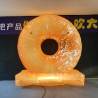 Modèle de beignet gonflable géant personnalisé pour pâtisserie, ornement extérieur, décoration de rue alimentaire, affichage publicitaire attrayant en forme de nourriture