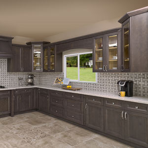 Armoire commerciale américaine en bois de haute qualité Armoires de cuisine de style shaker de différentes couleurs du Vietnam - Product Image 4