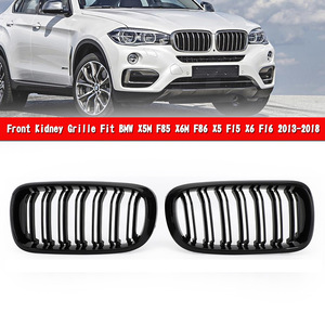 Calandre avant BMW 2014-2018 X5 X6 F15 F16 Double Ligne Noir Brillant Plastique Amélioration et Rénovation - Product Image 5