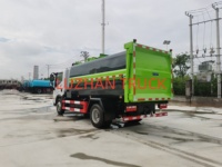 Camion poubelle électrique 4x2 de haute qualité, entièrement scellé, avec compacteur à chargement latéral monté sur camion