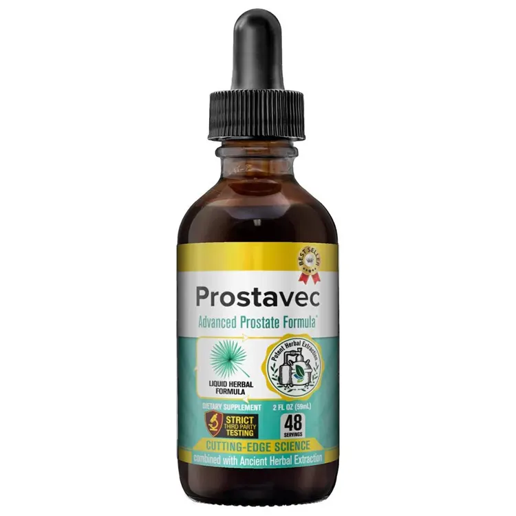Prostate Support Supplement - Herbal Saw Palmetto Liquid Dropper, Pygeum Bark, Turmeric Root, Stinging Nettle Leaf