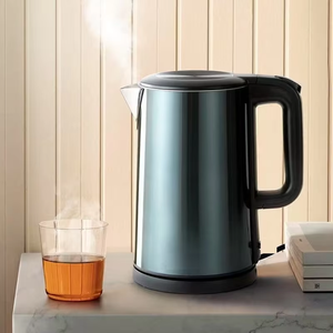 Bouilloire électrique sans fil en acier inoxydable double paroi, 2200V, >2,0L, 1500W, pour usage extérieur, avec contrôle de la température, design coloré - Product Image 1