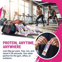 Aeglewell OEM ODM Clear Whey Isolaat Clear Proteïnepoeder Stick Pack, Suikerarm Clear Proteïne voor Fitness Gym, OEM Private Label