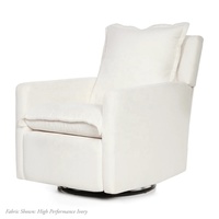 Sillón Reclinable Giratorio y Deslizante NOVA para Cuarto de Bebé, Sofá Cómodo para Sala de Estar, Mueble de Tela Multifunción, Silla Reclinable Eléctrica